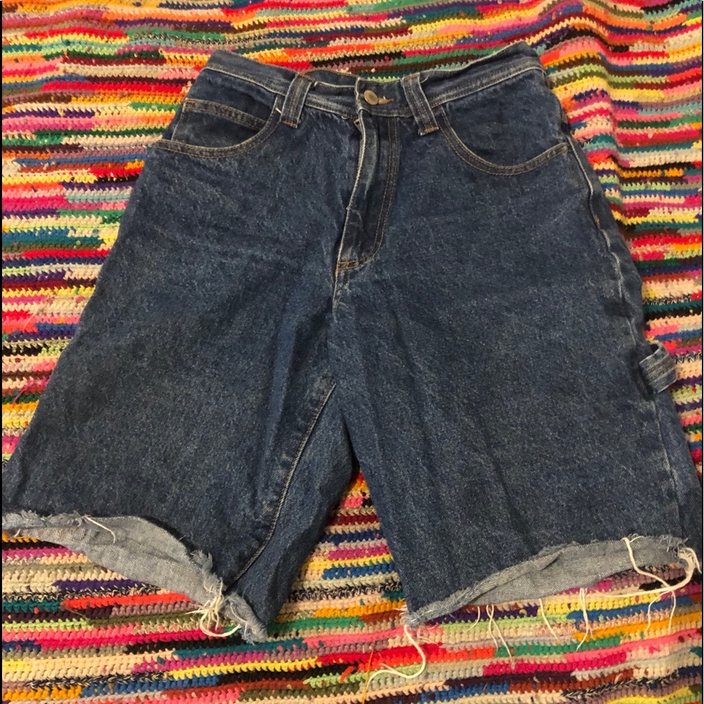 Brandy Melville Knee Length Blue Denim Shorts
